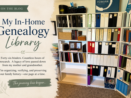 Organizing a Lifetime of Family Research