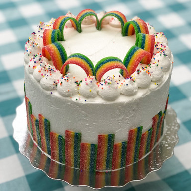 Rainbow Candy Cake