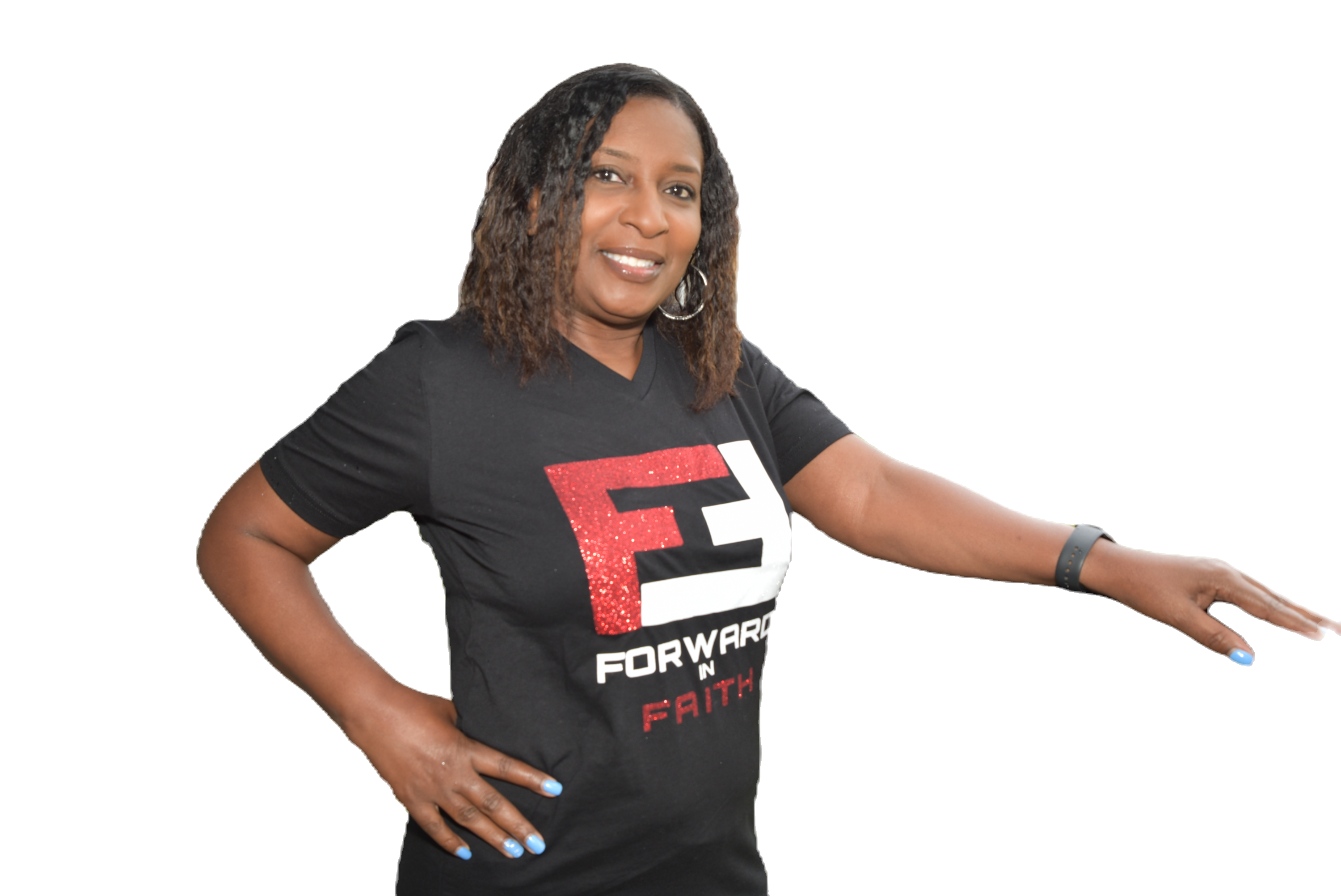 Black Forward in Faith T-Shirt