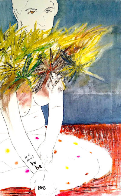 painting by Deborah Gad, a French contemporary artist. peinture de Deborah Gad, une artiste contemporaine française.