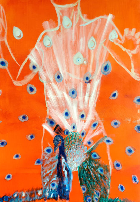 Deborah Gad peint des corps et des âmes à la frontière du rêve. Un univers pictural sensible, entre narration et abstraction.