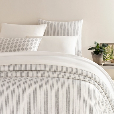 Linen Striped King Duvet Cover