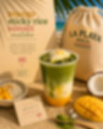 Mango Sticky Rice Sunset Matcha