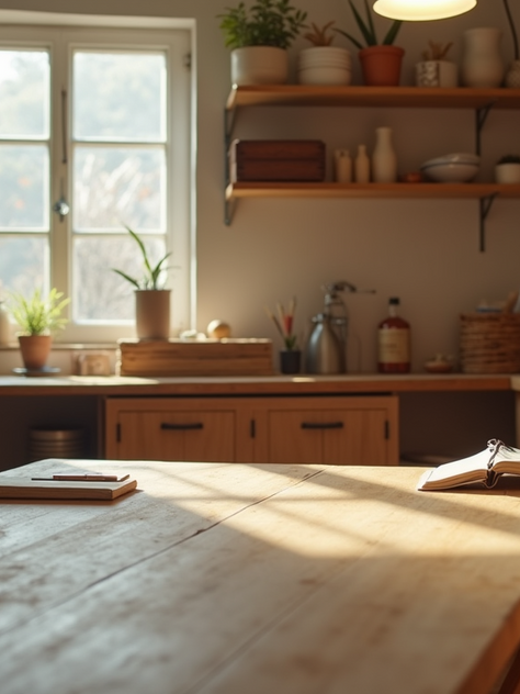 A serene workspace
