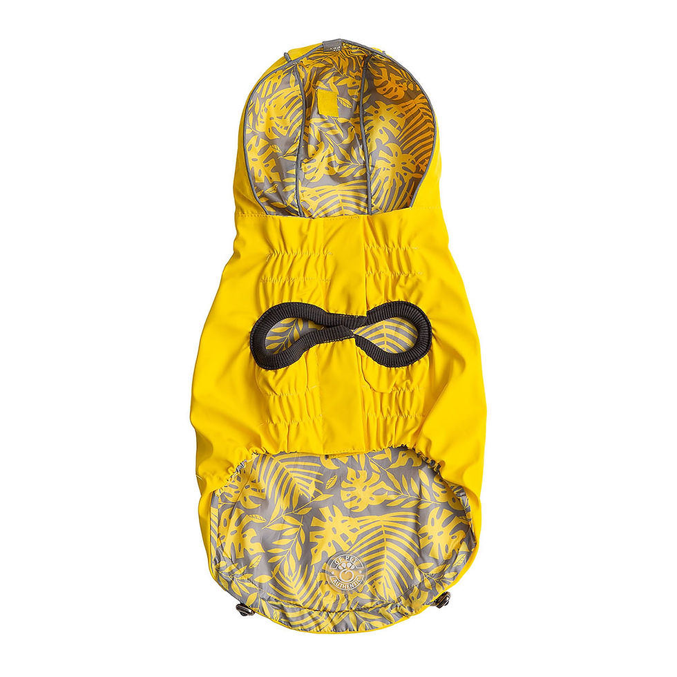 Thumbnail: Sunny Side Up Reversible Raincoat – Yellow