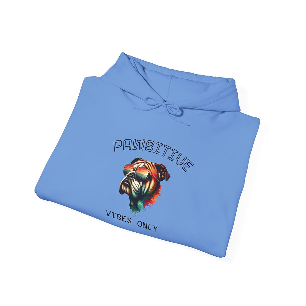 Thumbnail: Pawsitive Vibes Only Bulldog Hoodie