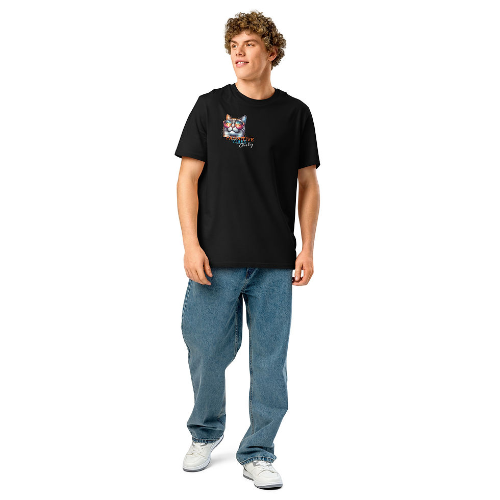 Thumbnail: Unisex Organic Ribbed Neck T-Shirt | Sunset Style Meets Eco Swagger