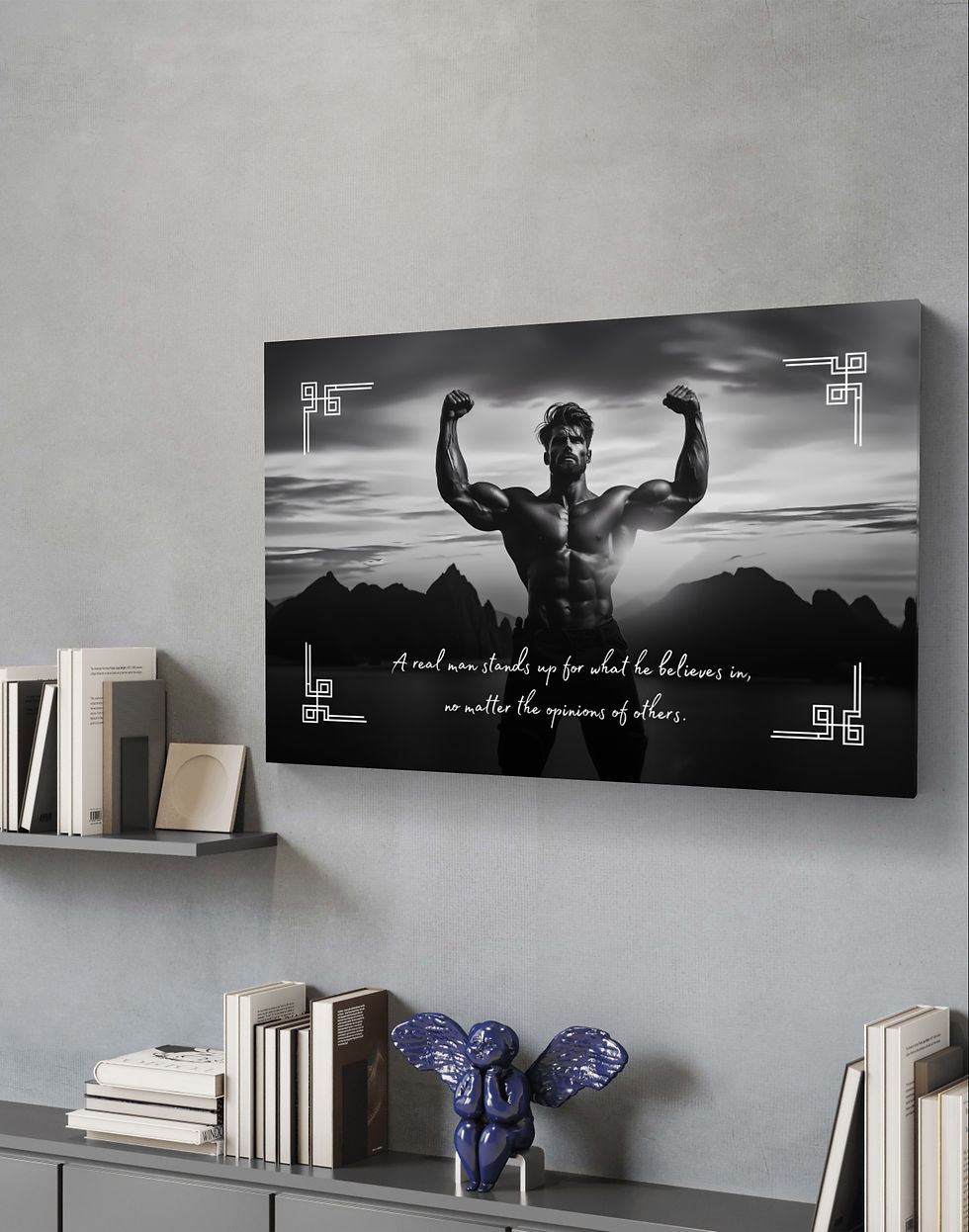 100519 A real man stands up for what he believes in, no matter the opinions of others.