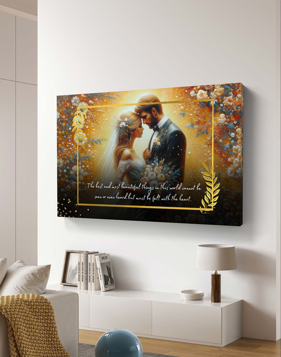 100567 The best and most beautiful things in this world cannot be seen or even heard but must be felt with the heart.