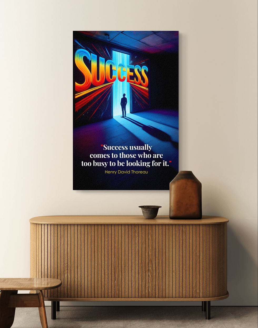 200380 Success usually comes to those who are too busy to be looking for it. Henry David Thoreau