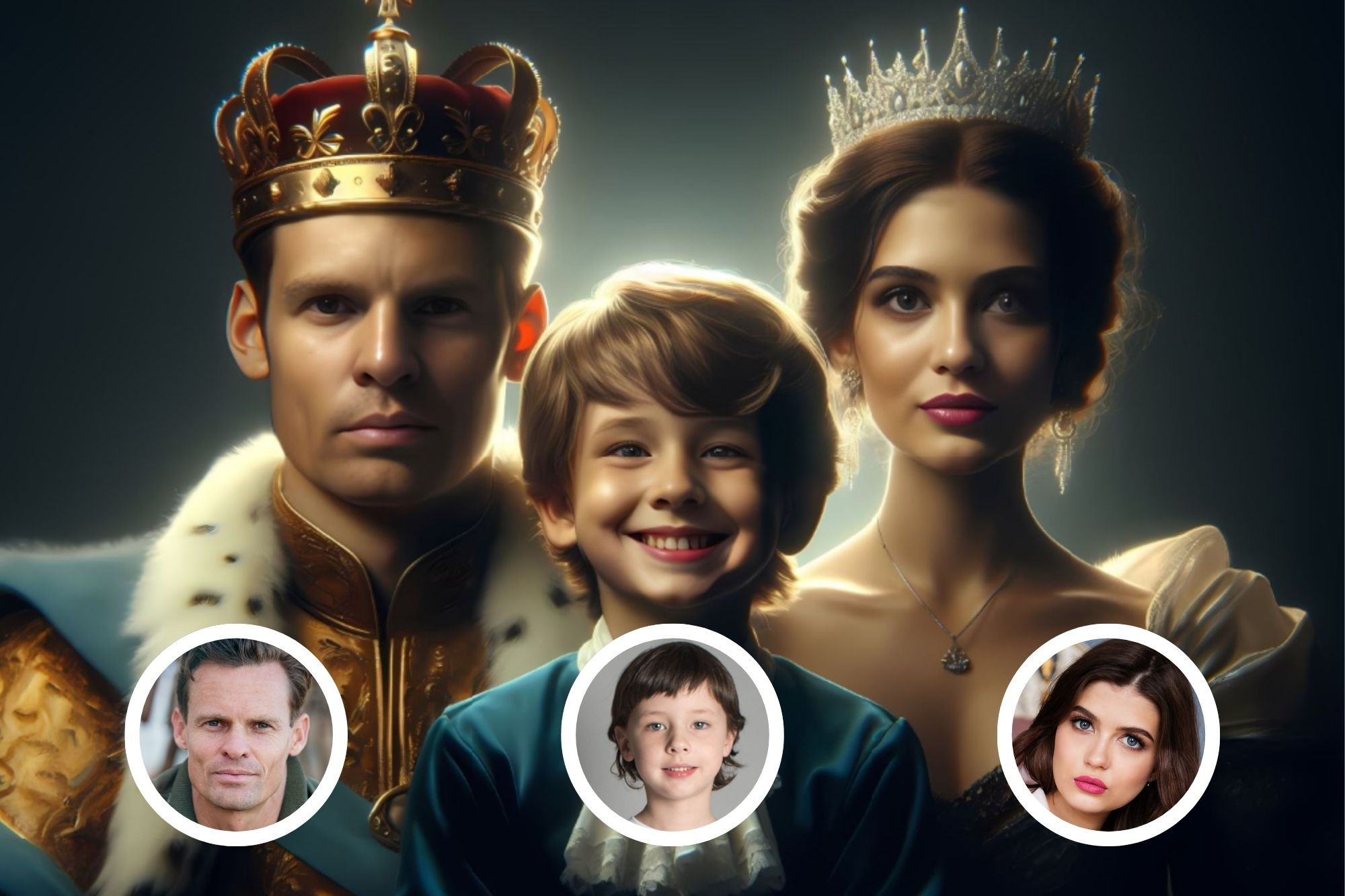 101175 King, Prince and Queen