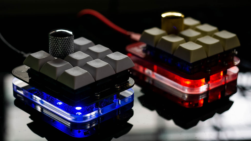 Thumbnail: NCC-1701-KB v2: Custom Star Trek Inspired Macro-Pad