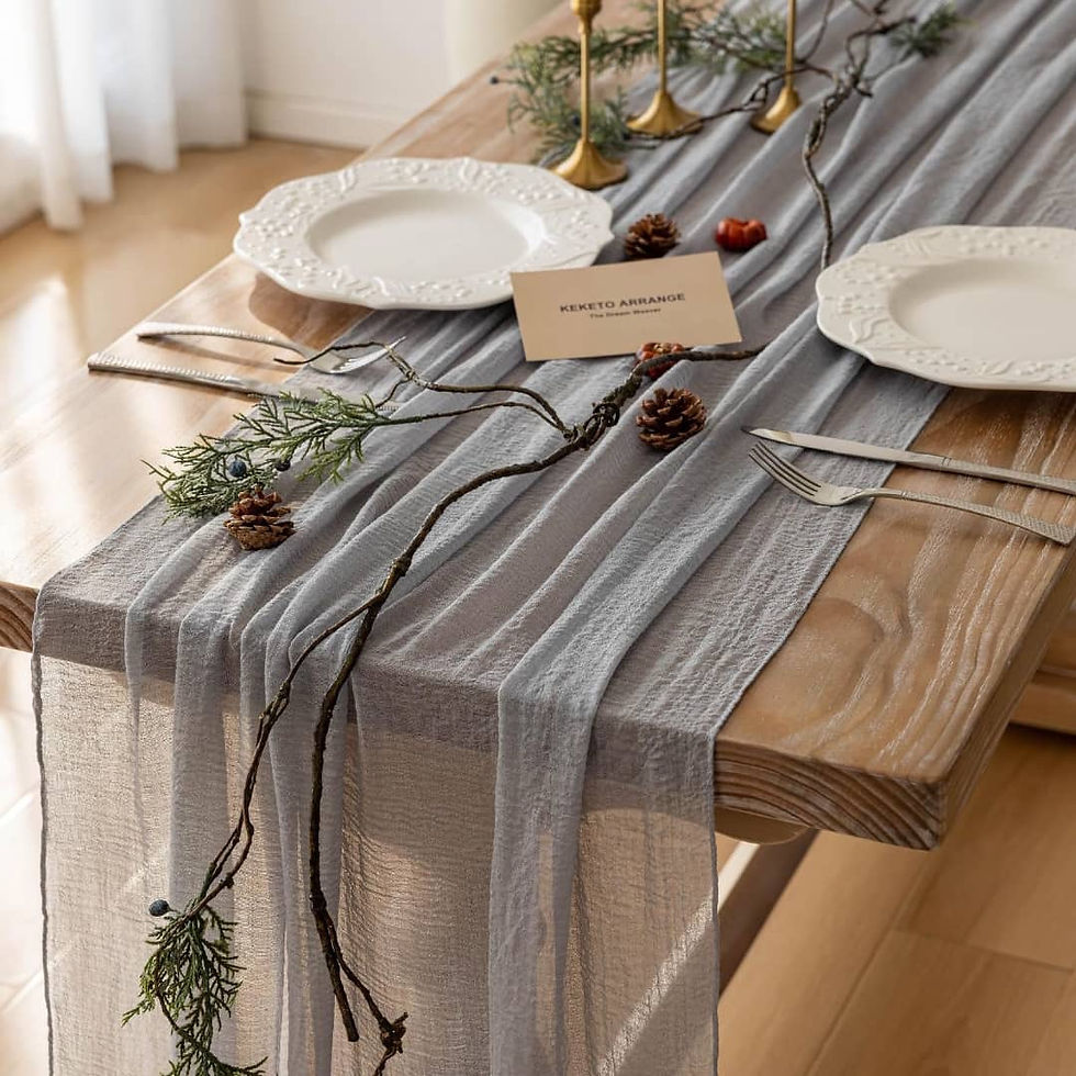 Thumbnail: Summer Table Runner for Party Home Decor