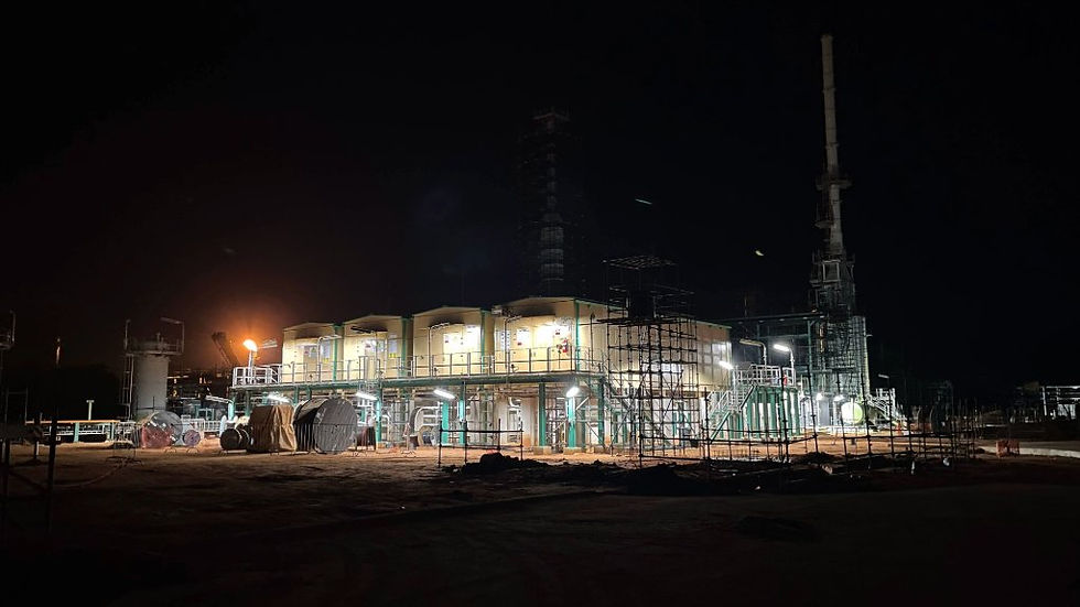 The PSA project includes the construction of facilities to produce 23 million gigajoules of gas per year, which will feed the Temane Thermal Power Plant (CTT) to generate 450 MW of electricity and surplus gas for export. It will also include a liquefied petroleum gas (LPG) facility that will produce 30,000 tonnes per year, meeting 75% of Mozambique's demand for cooking gas, as well as light oil for export.