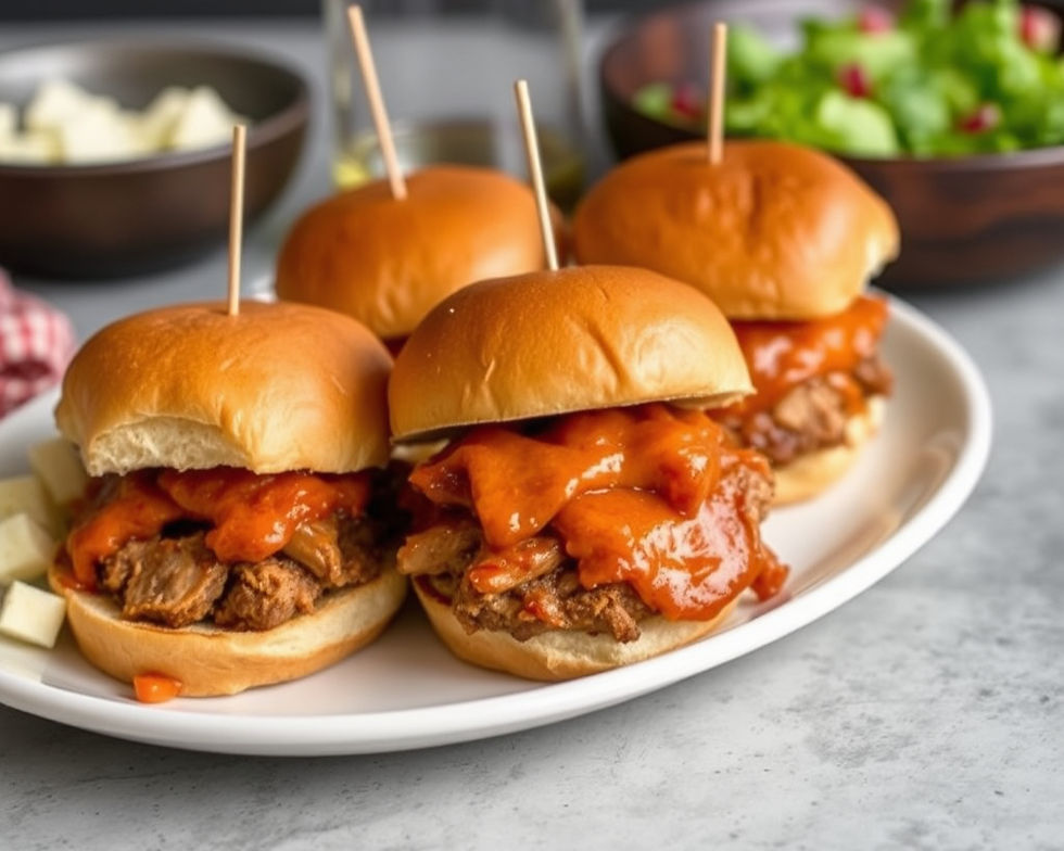 BBQ Poetic Pulled Pork Sliders
