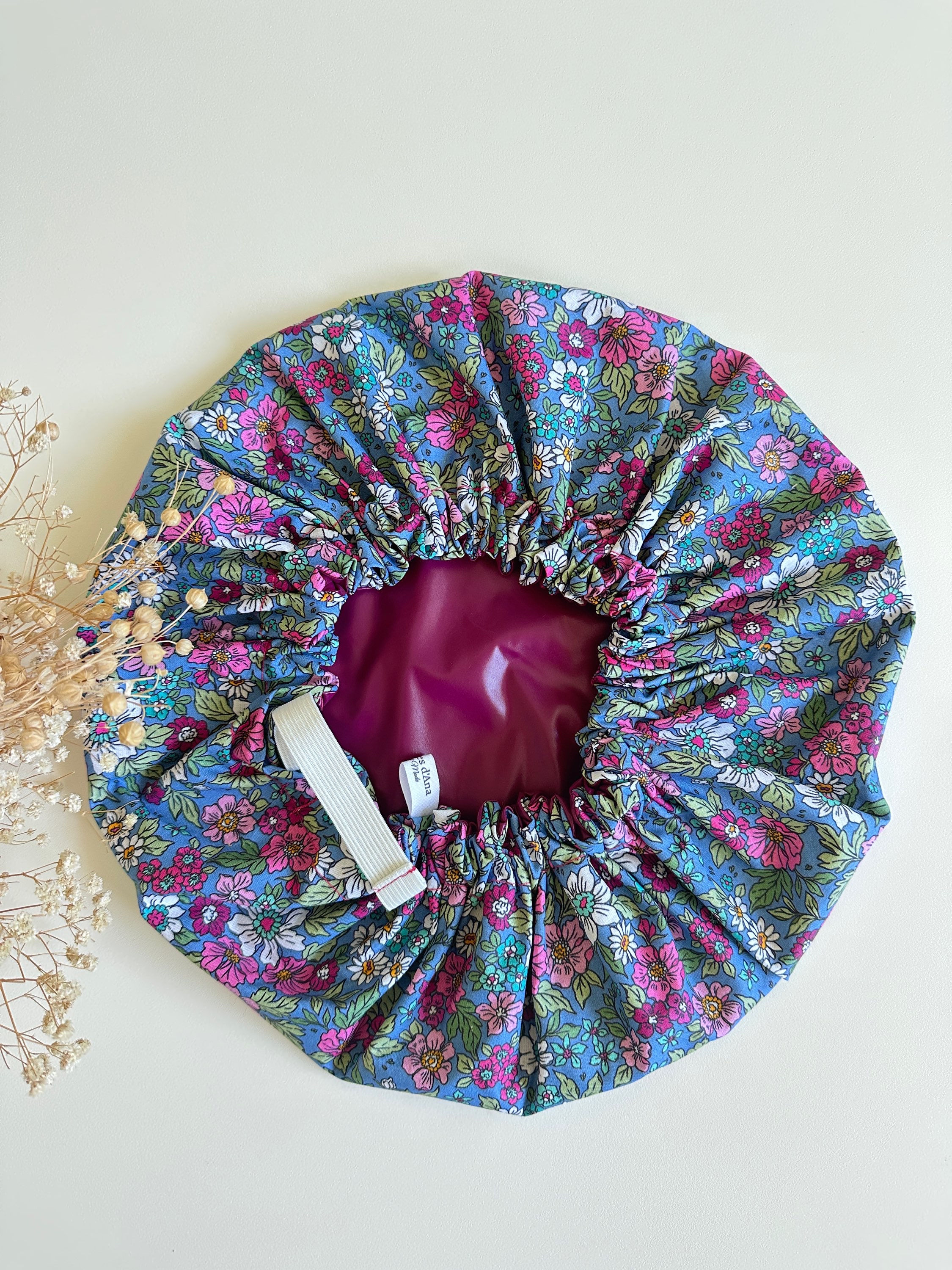 Charlotte de soin fleuri prune