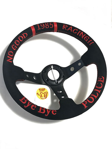 ステアリング No Good Racing No Good Racing Steering Wheel (NGRS1) + Yellow Horn **Price