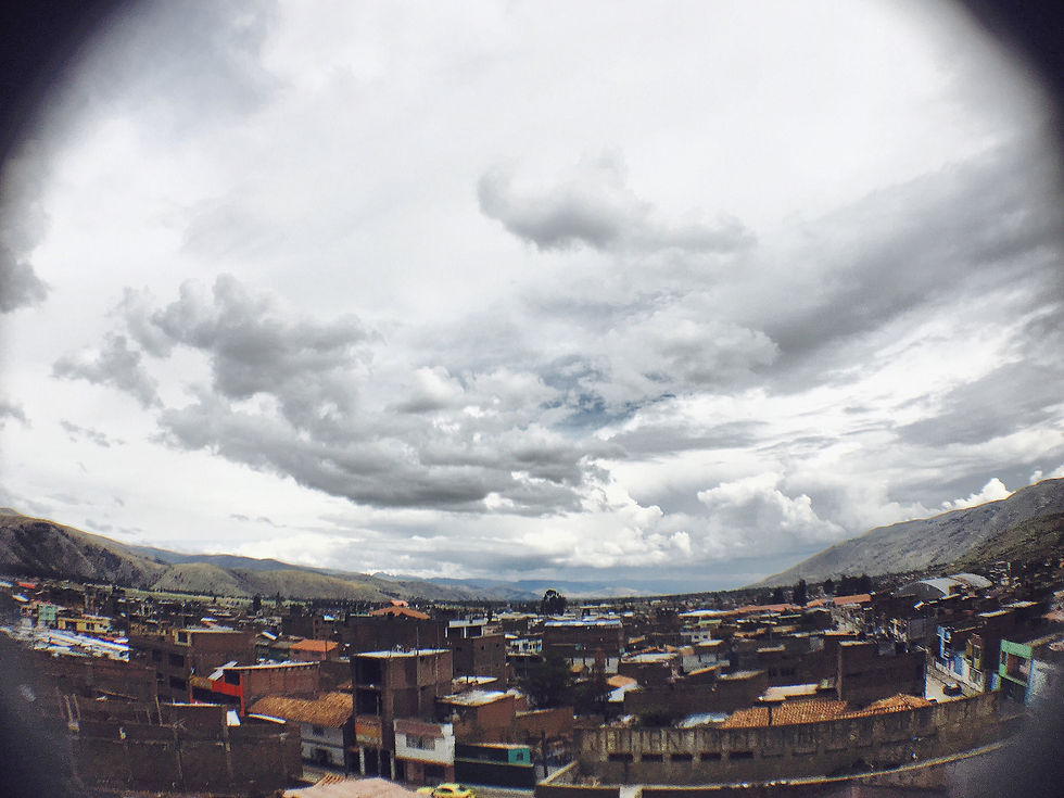 Una pequeña vista de la ciudad