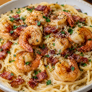 Shrimp Carbonara