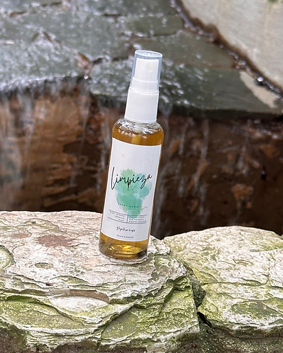 Spray áurico Limpieza 60 ml con ruda, romero, salvia y ónix para purificar