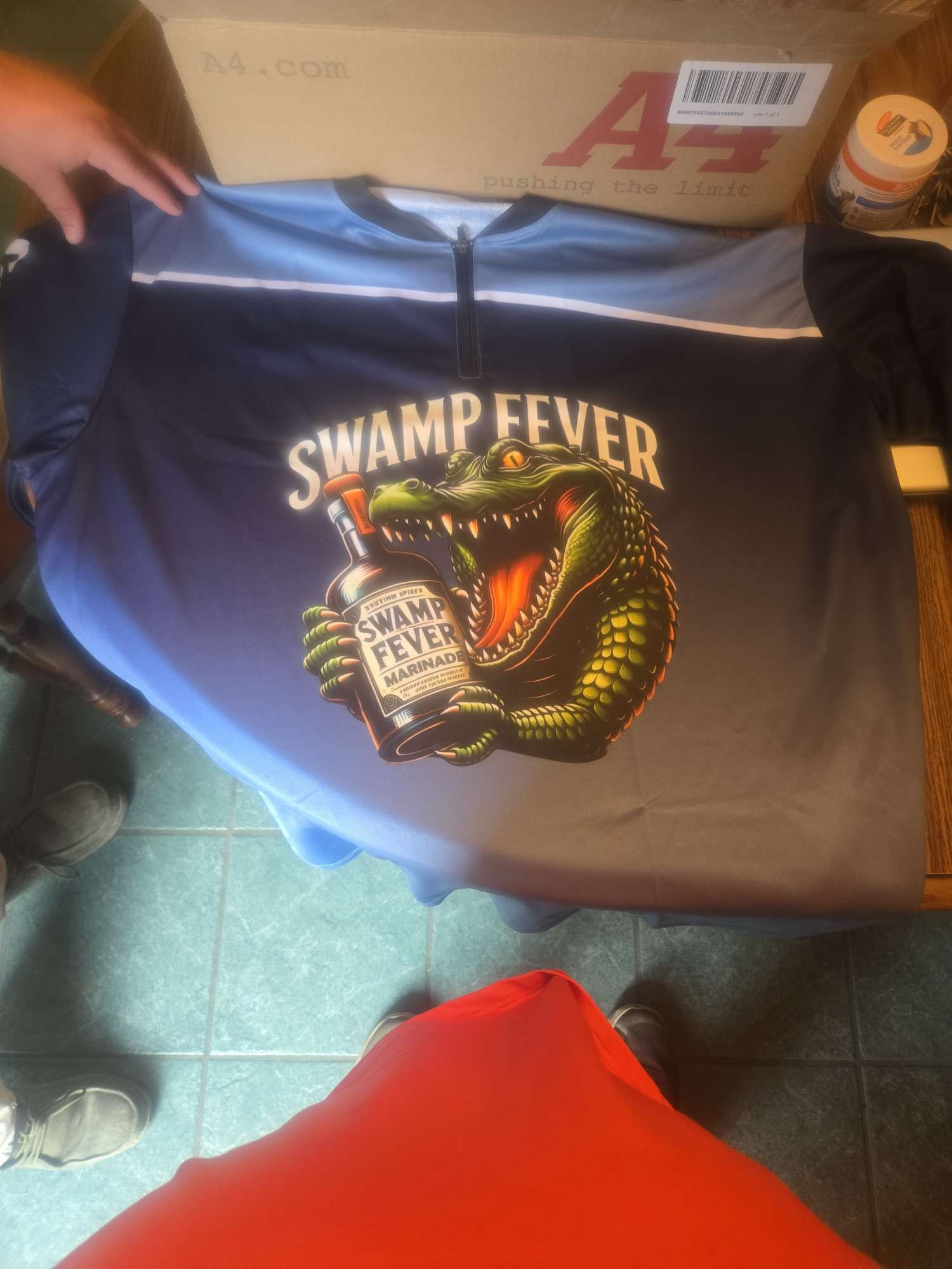Blue Fishing Jersey 