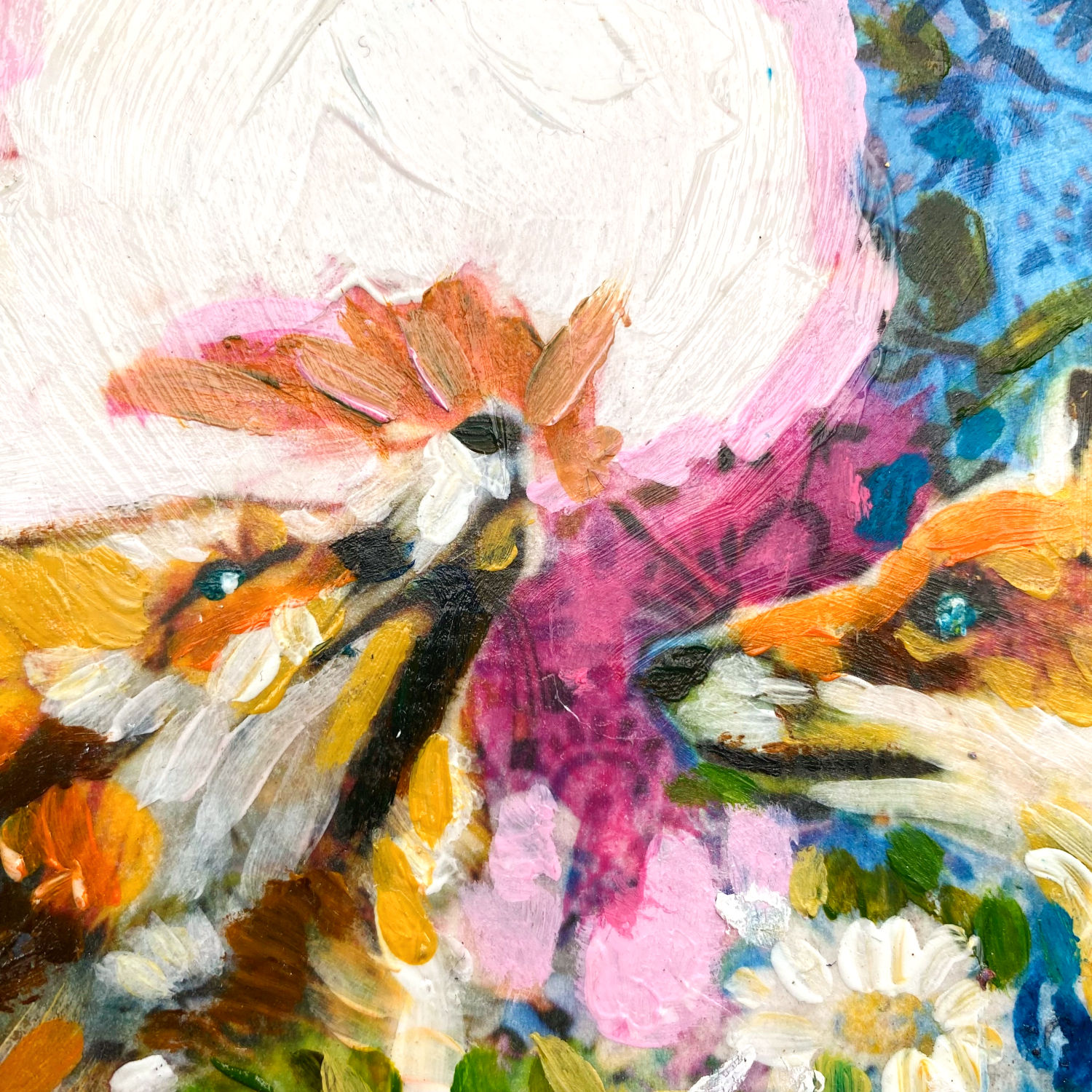 Foxy love - Wall mount/stand up artwork