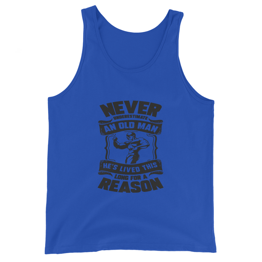 Never Underestimate An Old Man – G7 Apparel Performance Tank