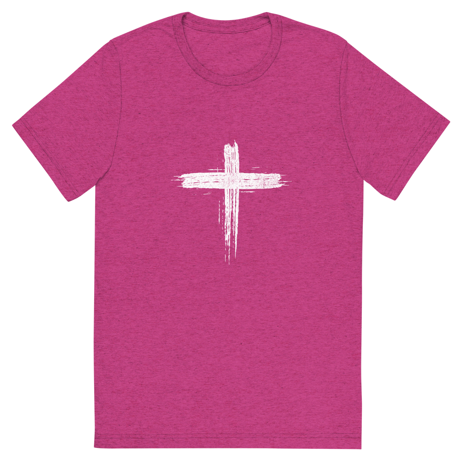 G7 Apparel Faith-Inspired Cross T-Shirt – Front View