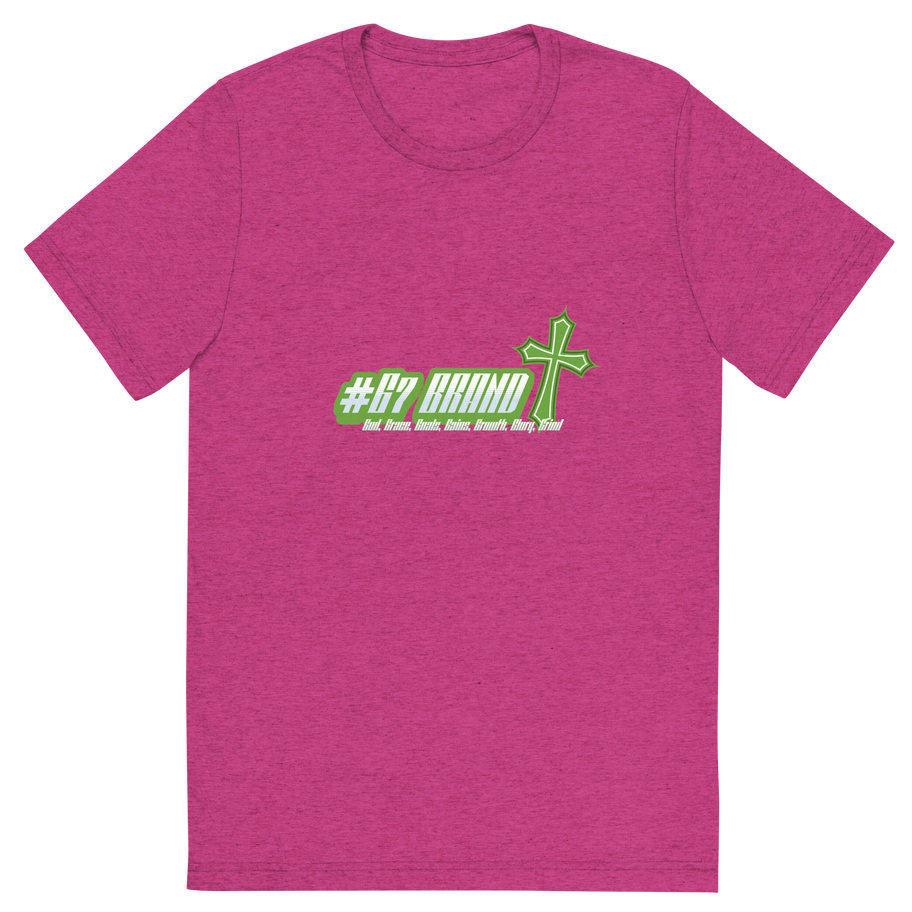 G7brand Hustle & Faith Tee – Front View
