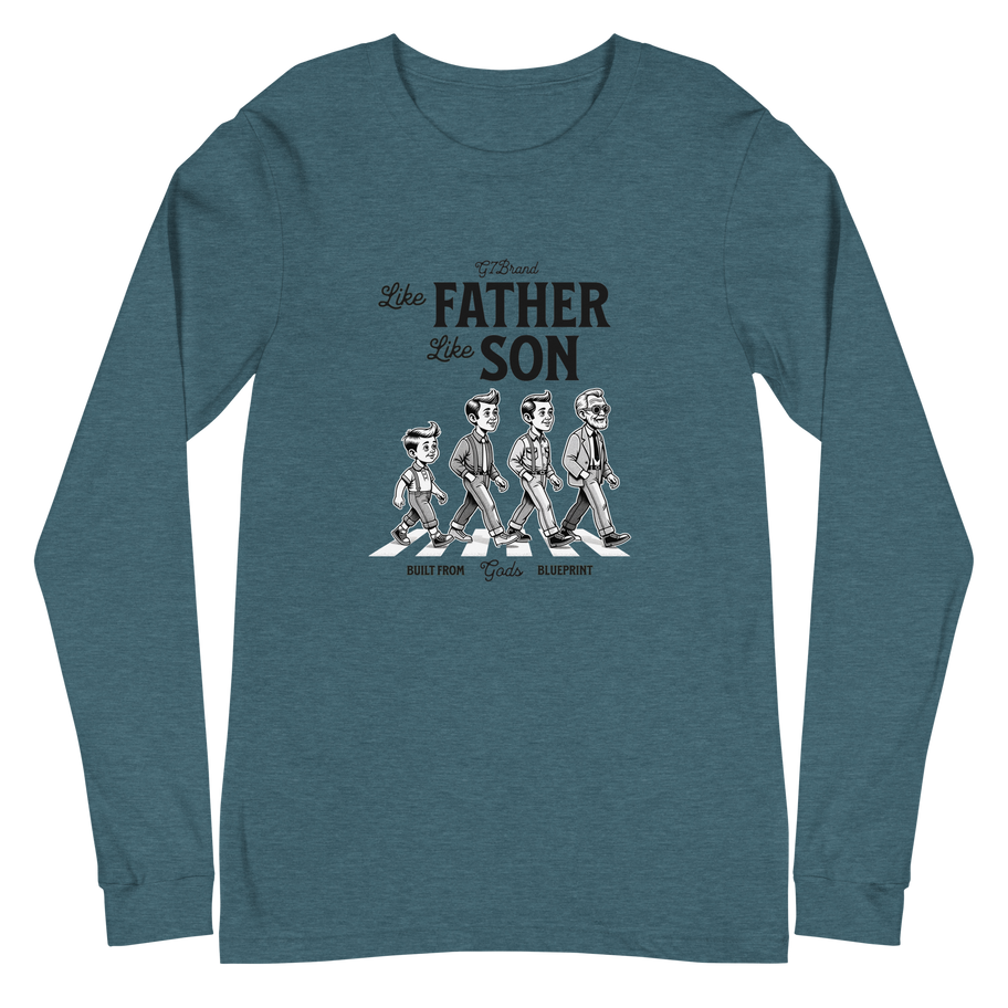 Like Father Like Son Long Sleeve – G7 Brand Faith & Legacy Shirt