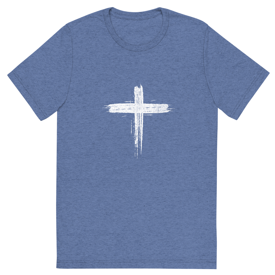 G7 Apparel Faith-Inspired Cross T-Shirt – Front View