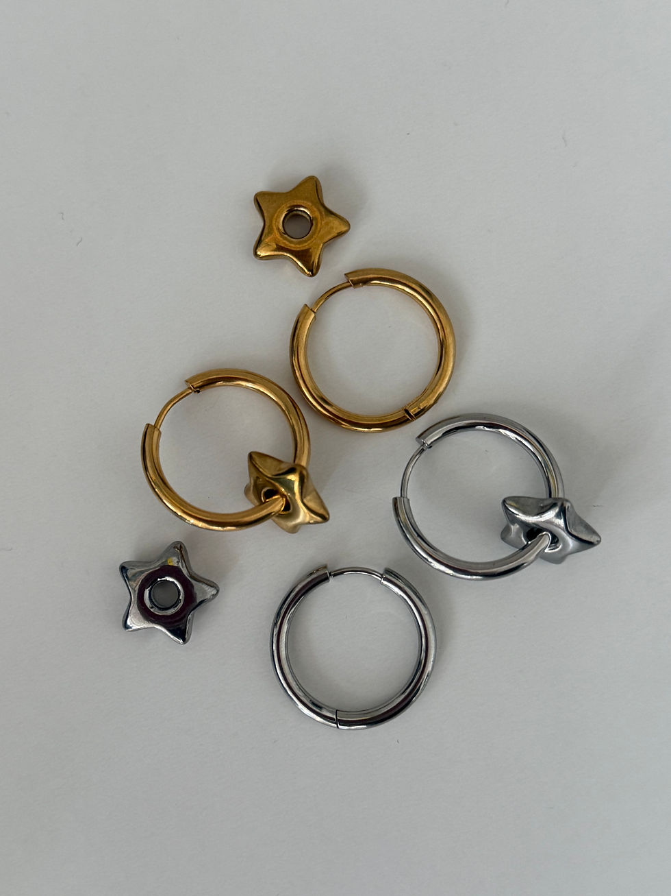 Thumbnail: chunky star hoops