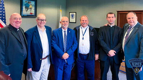 PHOTO RELEASE: State Police Swear-In Five New Members of Department's Chaplain Corps