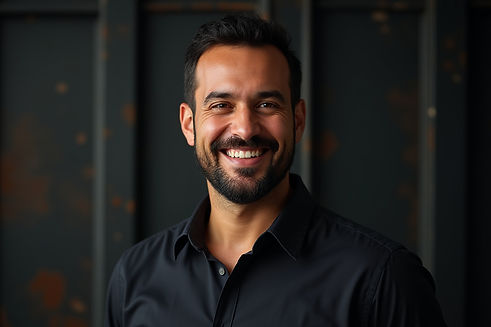 a_confident_smiling_middle_eastern_businessman_wearing_a_dark_shirt_standing_in_front_of_a