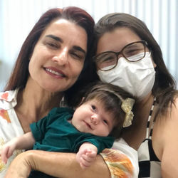 Com minha Paciente Nathália de Cabo Frio.