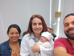 Com essa Família linda.