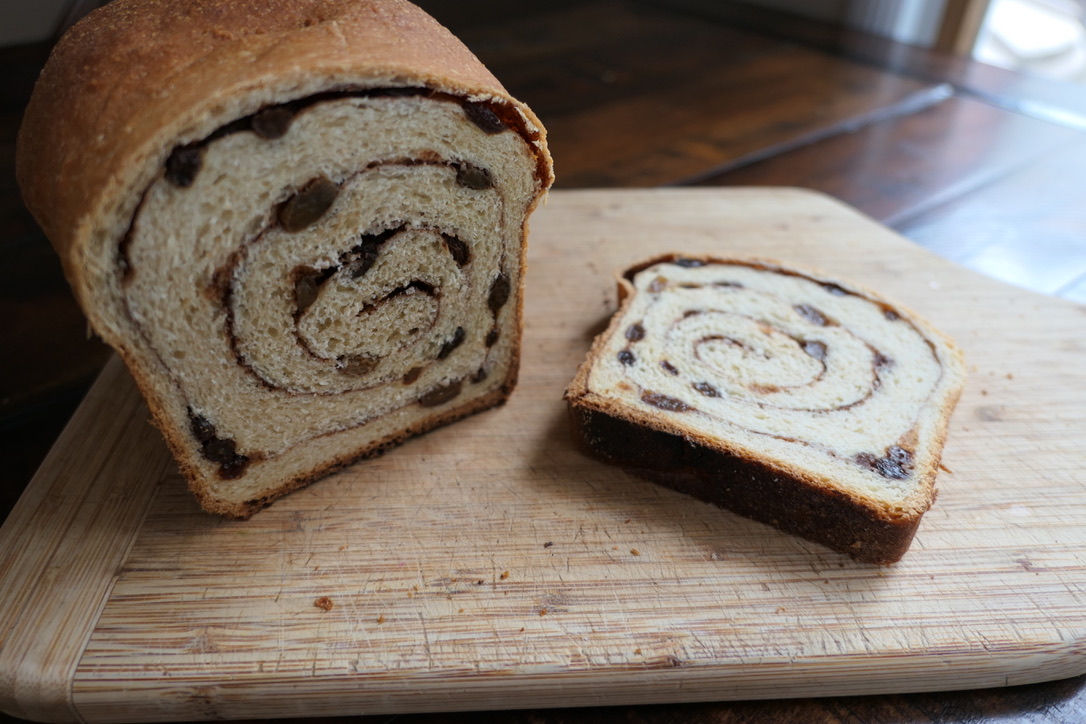 Raisin Cinnamon Swirl Bread