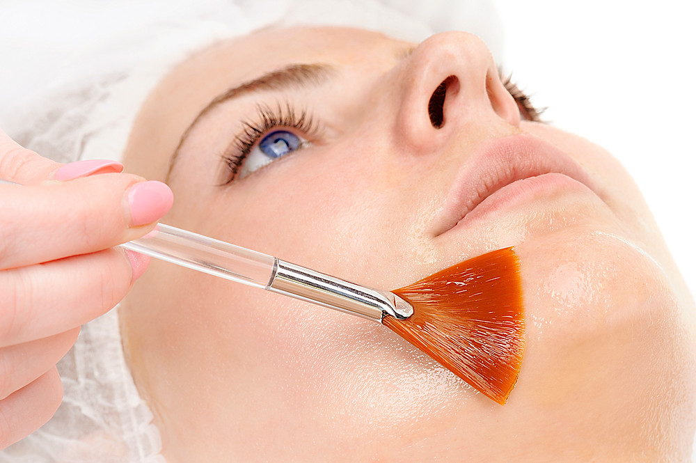 preparing for VI peel - facial procedure