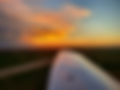 Sunset flying over KGBD Great Bend Airport