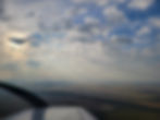 Clouds with text "Ready to take Flight?"
