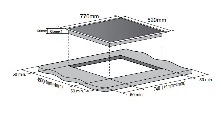 Thumbnail: Master Kitchen Induction Hob  MKHI7714BK