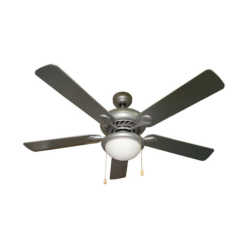 Thumbnail: Ceiling Fan Silver GFC-52V-2L Venti with Reversible Wooden Blades