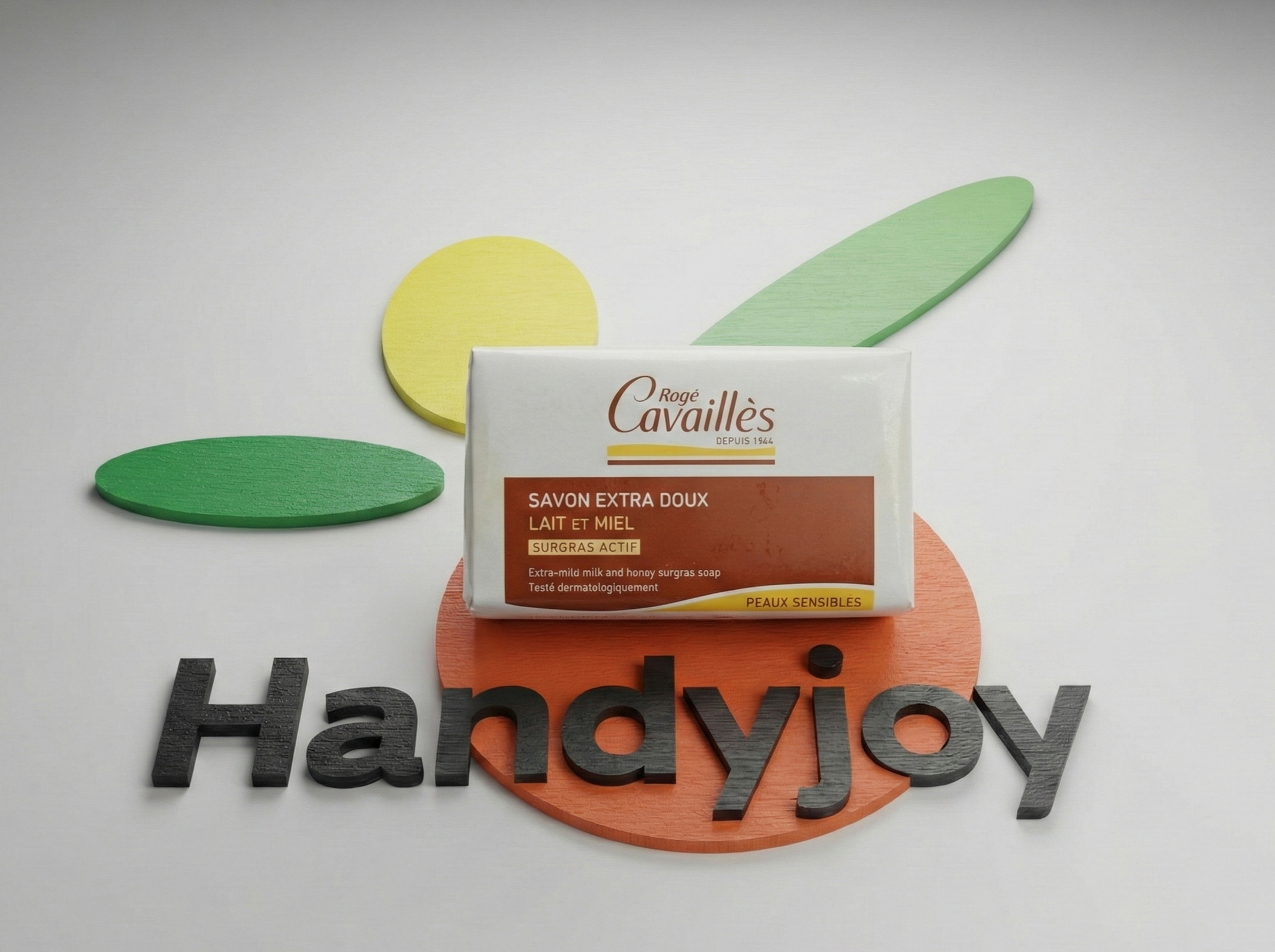 Rogé Cavaillès – Savon Extra Doux Lait et Miel – Surgras Actif – Peaux Sensibles