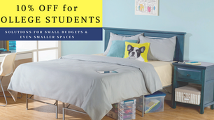 10% Off For College Students: Solutions for Small Budgets and Even Smaller Places