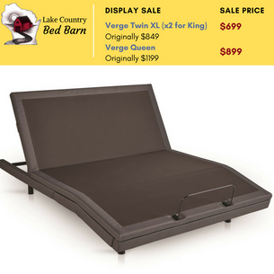 Adjustable Base Display Sale