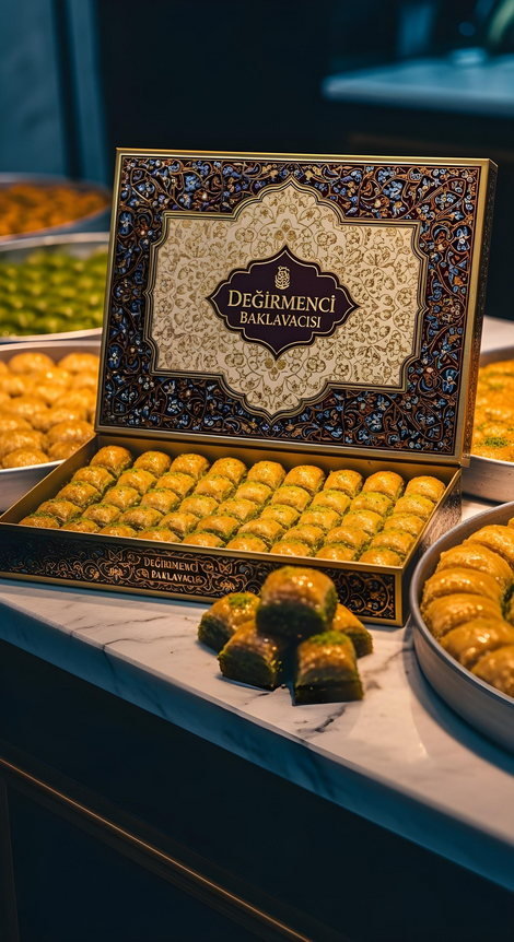 Baklava kutuları üretimi