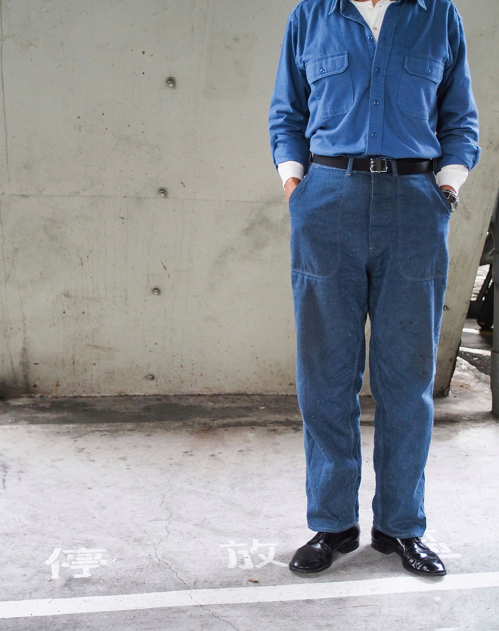 Thumbnail: Navy Dungarees