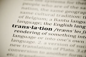 Small audio glossary: English vs. Español vs. Français 