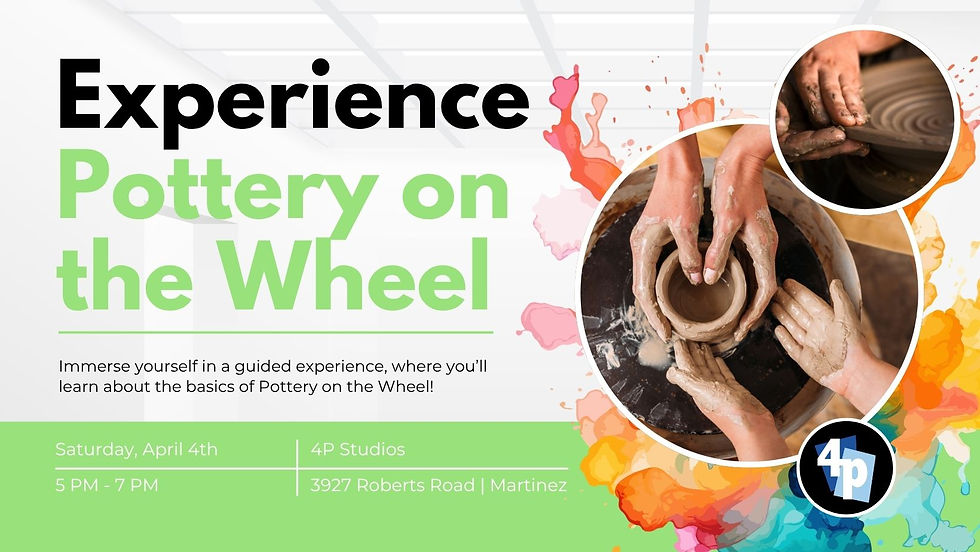 WORKSHOP: Pottery on the Wheel Experience