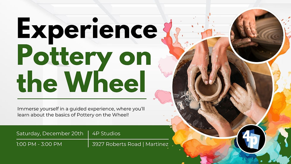 WORKSHOP: Pottery on the Wheel Experience